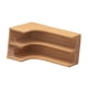 thumbnail image 5 of Estante Esquinero para Escritorio, Unidad de Almacenamiento, Organizador de Mostrador, Estante de Exhibición, Versátil Botellero de Agua, 2 Niveles, P color madera, 5 of 5