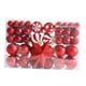 thumbnail image 5 of Bolas De Navidad Colgantes Bolas De Decoración Colgante Para Exteriores 101pcs Rojo, 5 of 5