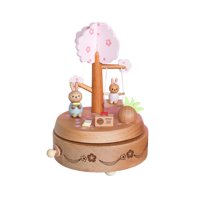 Bothyi - Caja De Música De Kind Up Music Collectable Box Rotating Music Para Mujeres, Hija, Hija