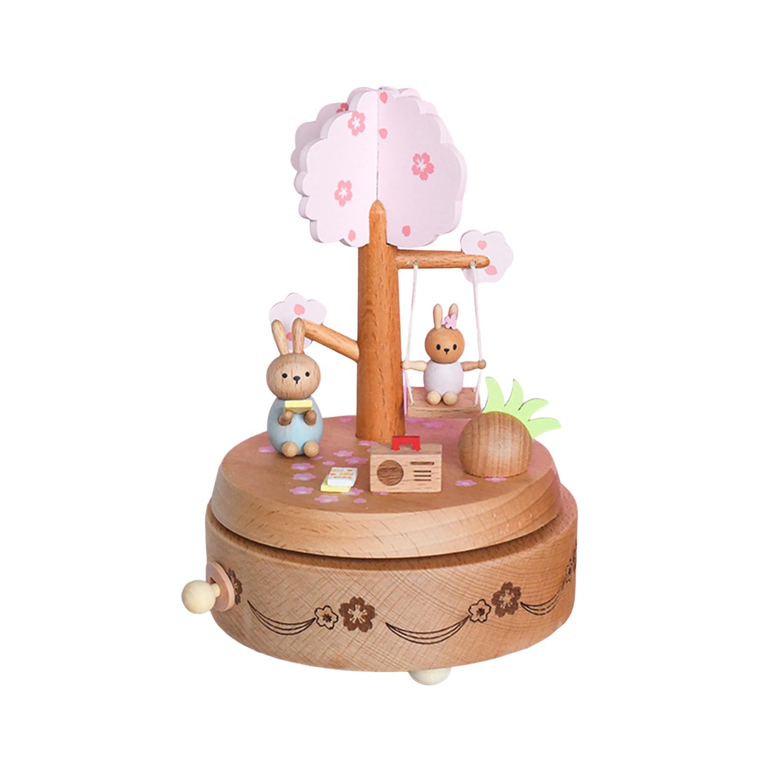 Bothyi - Caja De Música De Kind Up Music Collectable Box Rotating Music Para Mujeres, Hija, Hija