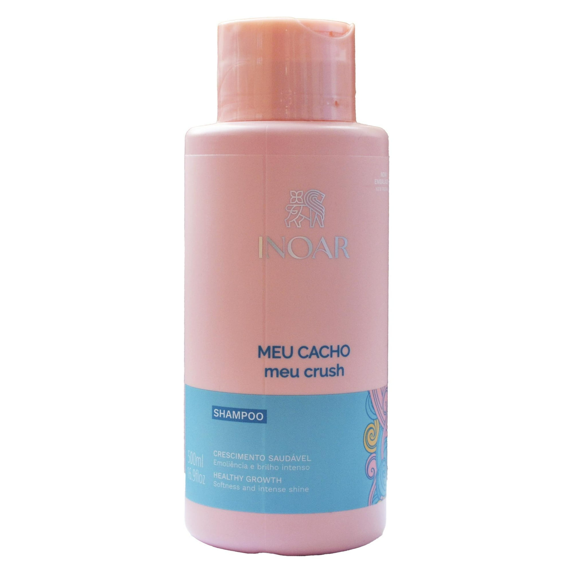 Meu Cacho Shampoo Cabellos Crespos Y Ondulados 500 Ml Inoar