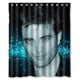 thumbnail image 1 of Cortina de ducha de Robert Pattinson, juego de cortinas de baño con ganchos, tamaño 60 x 72 pulgadas, 1 of 3