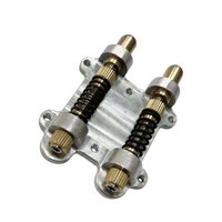 Magideal - Sistema De Trémolo De Guitarra, Estabilizador De Resorte Para Piezas De Puente De Guitarra, Reemplazo De Accesorios , Doble