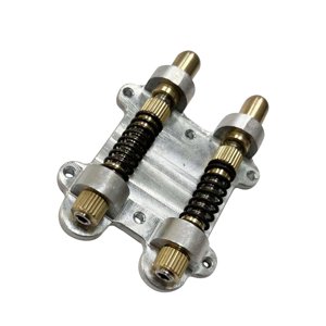 Magideal - Sistema De Trémolo De Guitarra, Estabilizador De Resorte Para Piezas De Puente De Guitarra, Reemplazo De Accesorios , Doble