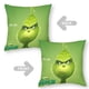 thumbnail image 2 of El Grinch Fundas de almohada de terciopelo con tema, regalos de funda de almohada, decoración para el hogar, cojín de lanzar, regalo de cumpleaños para fans y parejas.61*61cm., 2 of 6