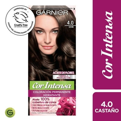 Coloración Cabello 4.0 Castaño Cor Intensa Garnier
