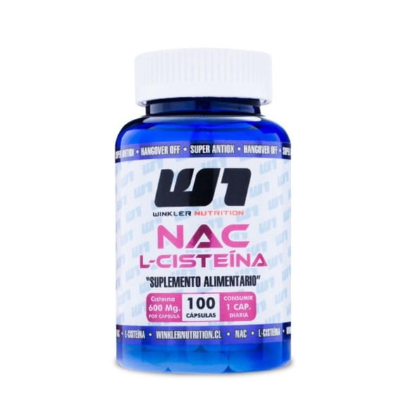 NAC L Cisteína (N Acetyl Cysteine) 600mg 100 cáps.