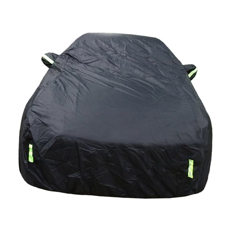 Ioensy - Ropa De Coche Universal Lluvia Nieve Resistente A La Intemperie Exterior Cubierta Completa Xxl Negro