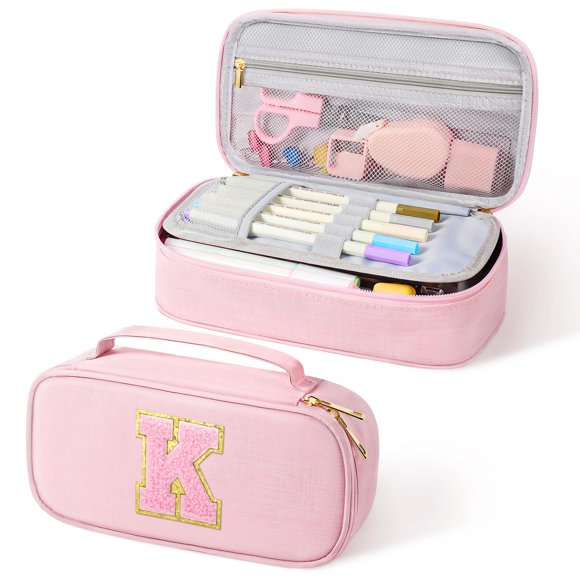 Estuche de lápices YOOLIFE rosa 24x6x11 cm gran capacidad