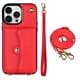 thumbnail image 1 of Crossbody PU Leather Wallet Case For IPhone 14 13 12 Mini 11 Pro X XS Max XR 8 7 SE 2020 2022 Card Slots Magnetic Lanyard Phone Cover, 1 of 3