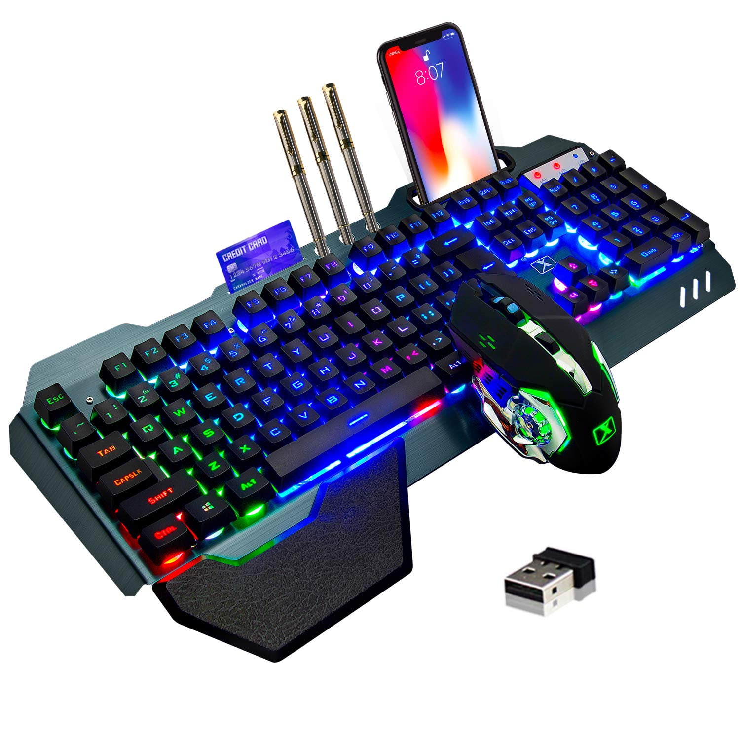 Combinación De Teclado Y Ratón Lexonelec K680 Wireless Gaming