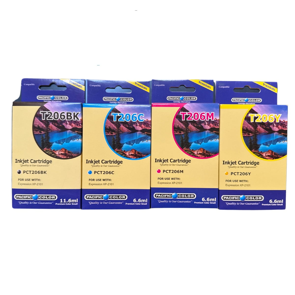 Genérico - Pack Tintas Compatible Para T206 X-2101 N/m/c/y