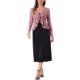 thumbnail image 2 of INSPIRE CHIC Bolero de Encaje Floral para Mujer con Dobladillo Volante, Cárdigan Recortado con Lazo Frontal, Cubierta Ligera de Verano, Rosa Oscuro XL, 2 of 6