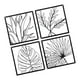 thumbnail image 1 of 4x Hoja Metal Arte Decoración De Pared Hierro Decoración De Pared Para Oficina Dormitorio Cocina, 1 of 5
