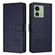 thumbnail image 1 of Funda tipo cartera FOXDOCK para Motorola Edge 40 5G con soporte, ranuras, RFID, diseño de gato, 1 of 5