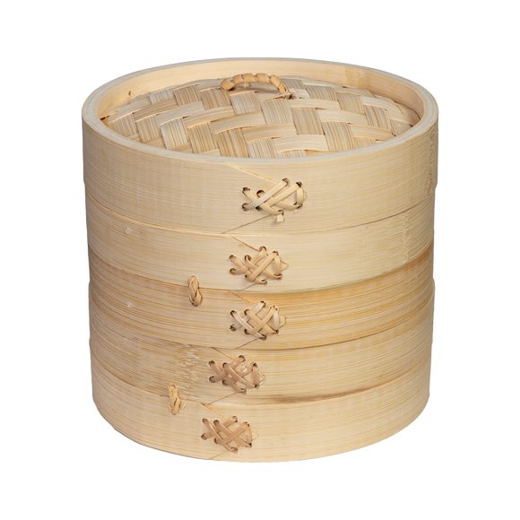 Cestas vaporeras de bambú Joyce Chen, 2 niveles, 15 cm