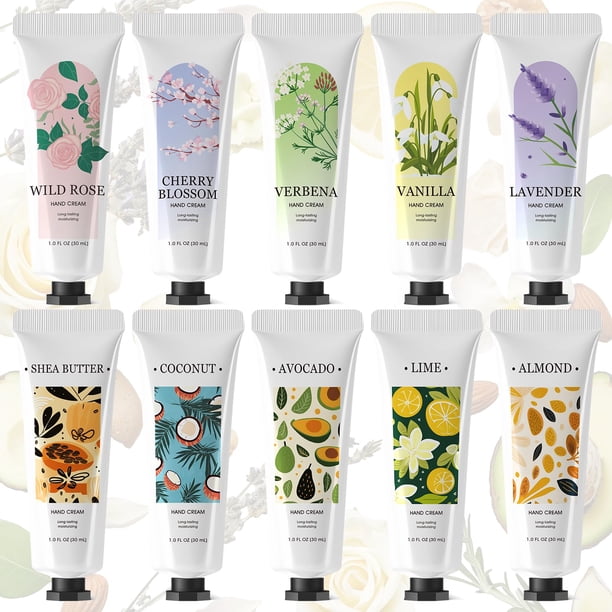 Set de crema de manos spa luxetique, paquete de 10 unidades, 30 ml, regalos de Navidad
