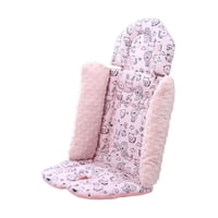 Magideal - Cojín Para Cochecito, Almohadilla De Asiento, Acolchado Grueso, Cómodo, Antideslizante, Para Trona, Cochecito Para Recién Nacidos, Colchón, Almohadill Rosa