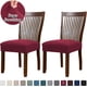 thumbnail image 2 of 2 fundas elásticas de licra para asiento de silla de comedor, fundas de cojín para sillas de cocina, extraíbles y lavables., 2 of 8