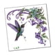 thumbnail image 2 of Calcomanía de pared con diseño de colibríes, flores, colibrí, decoración artística para jardín, escuela, dormitorio, habitación, impermeable, para, 2 of 5