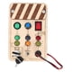 thumbnail image 2 of Interruptor De Luces Tablero Ocupado Montessori Tablero Ocupado Juguetes Juguete De Viaje Para Niños, 2 of 5