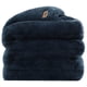 thumbnail image 1 of Manta UGG Euphoria de felpa de piel sintética reversible color índigo, 1 of 8