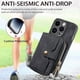 thumbnail image 2 of Funda Tipo Cartera con Correa Cruzada para iPhone 14 Pro Protección Contra Golpes Negro, 2 of 5