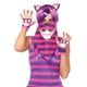thumbnail image 1 of Máscara tipo bandana Leg Avenue Cheshire Cat morado/FUC de poliéster, 1 of 1