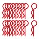 thumbnail image 3 of 20 Piezas De Clips De Cuerpo De Acero Inoxidable R Pin Shell Para 1/10 1/12 1/16 RC Car, 3 of 5