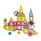 thumbnail image 2 of Juego Bloques Magneticos Construccion 70 Piezas Educativo, 2 of 6