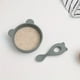 thumbnail image 1 of 1 Set, Baby Silicone Bowl, Baby Feeding Tableware, Feeding Silicone Tableware Set Bowl Spoon Set, 1 of 2