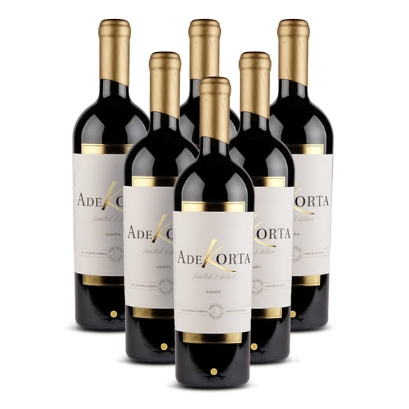 Vino A de Korta (Petit Verdot, Syrah, Carmenere y Cabernet Sauvignon), 6 unidades