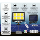thumbnail image 2 of Foco Solar Led Exterior 128 Cob Con Sensor De Movimiento, 2 of 4