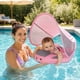 thumbnail image 3 of Flotador de Pecho para Bebé con Sombrilla UV No Inflable Mambobaby Rosado, 3 of 6