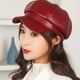 thumbnail image 4 of Sombrero de pintor de taxi de cuero de PU Boina Gatsby Ivy, 4 of 5