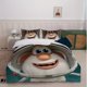 thumbnail image 1 of 3pcs Cartoon B-Boobas Bedding Set, 1 of 1