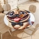thumbnail image 4 of Pug-theme Fitted Round Tablecloths Elastic Edged Table Covers Waterproof Table Cloth for Kitchen Holiday Party Tables Decor 150cm, 4 of 6