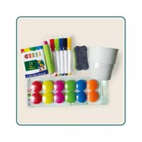 Total Upgrate - Juguete Pizarra Doble Reversible Acrilica Y Tiza Verde