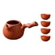 thumbnail image 3 of Tetera De Cerámica Con Juego De Tazas Duradera Con Asa Lateral Para La Cocina Del Hogar Del Hotel Rojo, 3 of 5