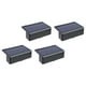 thumbnail image 4 of 4 Piezas De Luces Solares Para Valla Exterior, Accesorio De Iluminación Exterior Para Escalones De Camino, Luz Cálida, 4 of 5