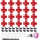thumbnail image 1 of Paquete de 20 bebederos horizontales para pollos, automáticos, de montaje lateral, para pollos, codornices y patos., 1 of 7