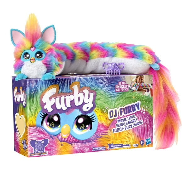 Juguete Interactivo Furby DJ Super Snuggly Rainbow 81 cm