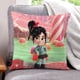 thumbnail image 1 of Vanellope Fundas de almohada de terciopelo con tema, regalos de funda de almohada, decoración para el hogar, cojín de lanzar, regalo de cumpleaños para fans y parejas.30*30cm., 1 of 6
