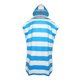 thumbnail image 5 of Surf Poncho Sudor Absorbente Toalla De Playa Con Capucha Hombres Mujeres Natación Capa Azul, 5 of 5