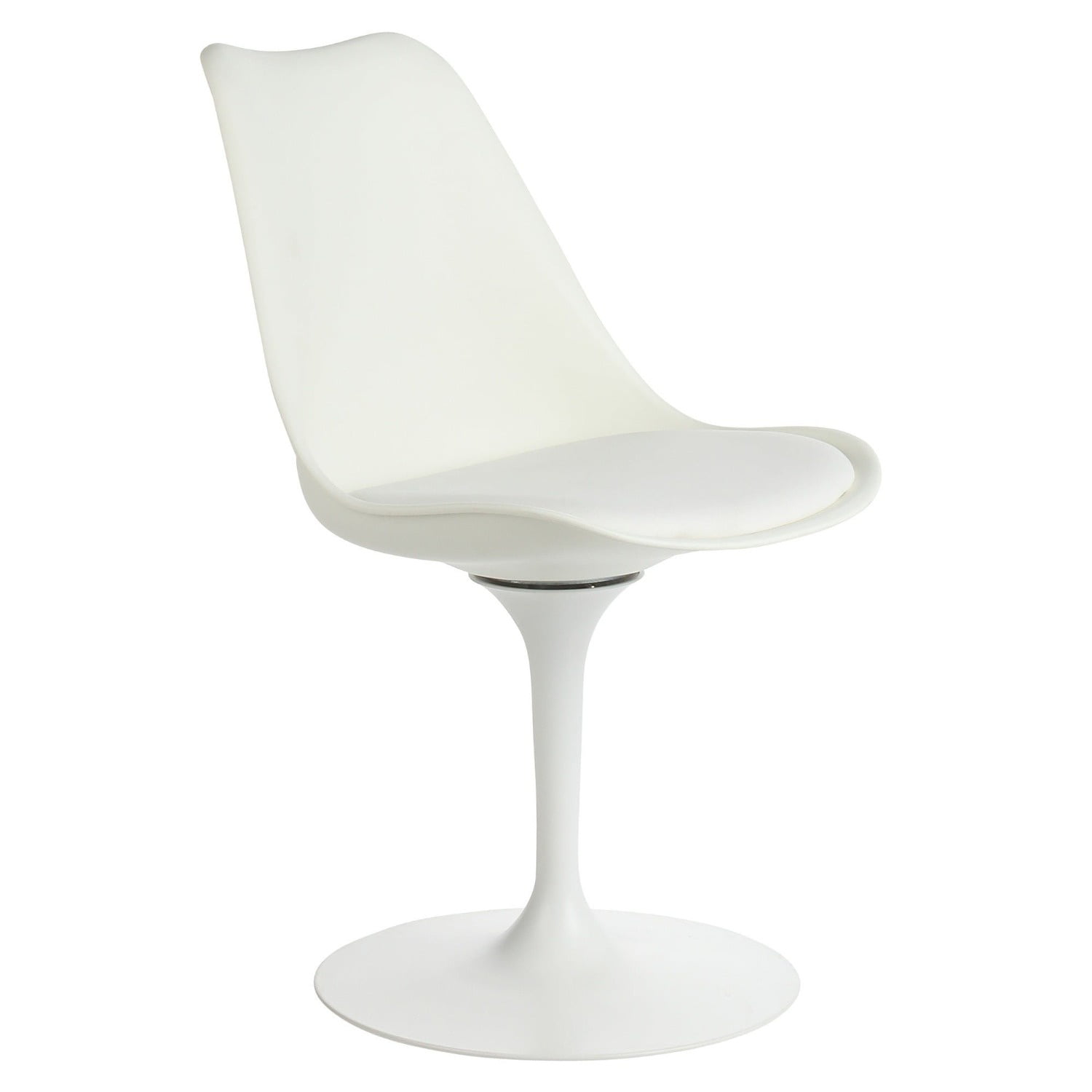 Habita2 Chile - Silla Tulip Giratoria Con Pedestal Blanco Iron - Blanco
