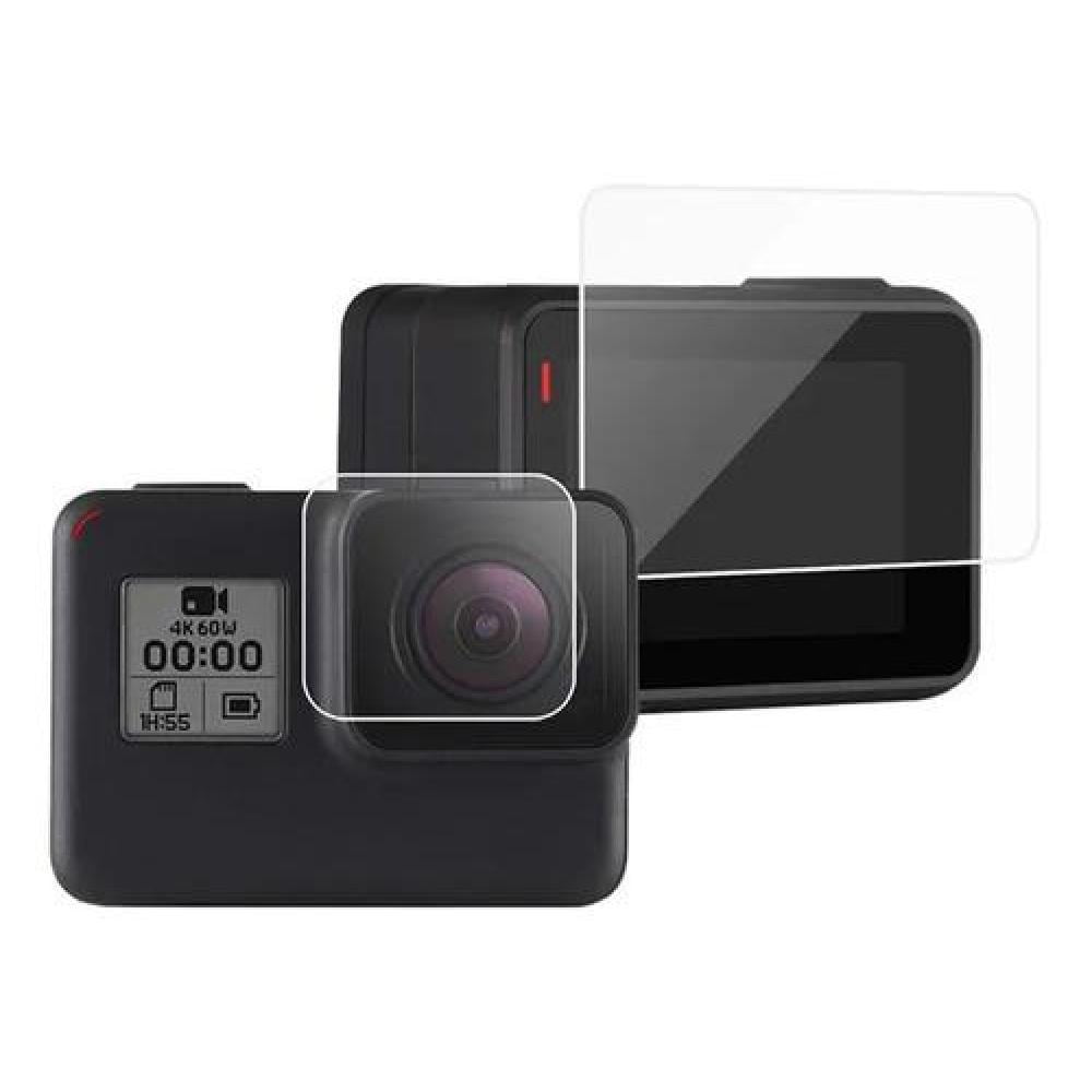 Genérico - Set De Láminas Protectoras De Pantallas Y Lente Gopro Hero 8