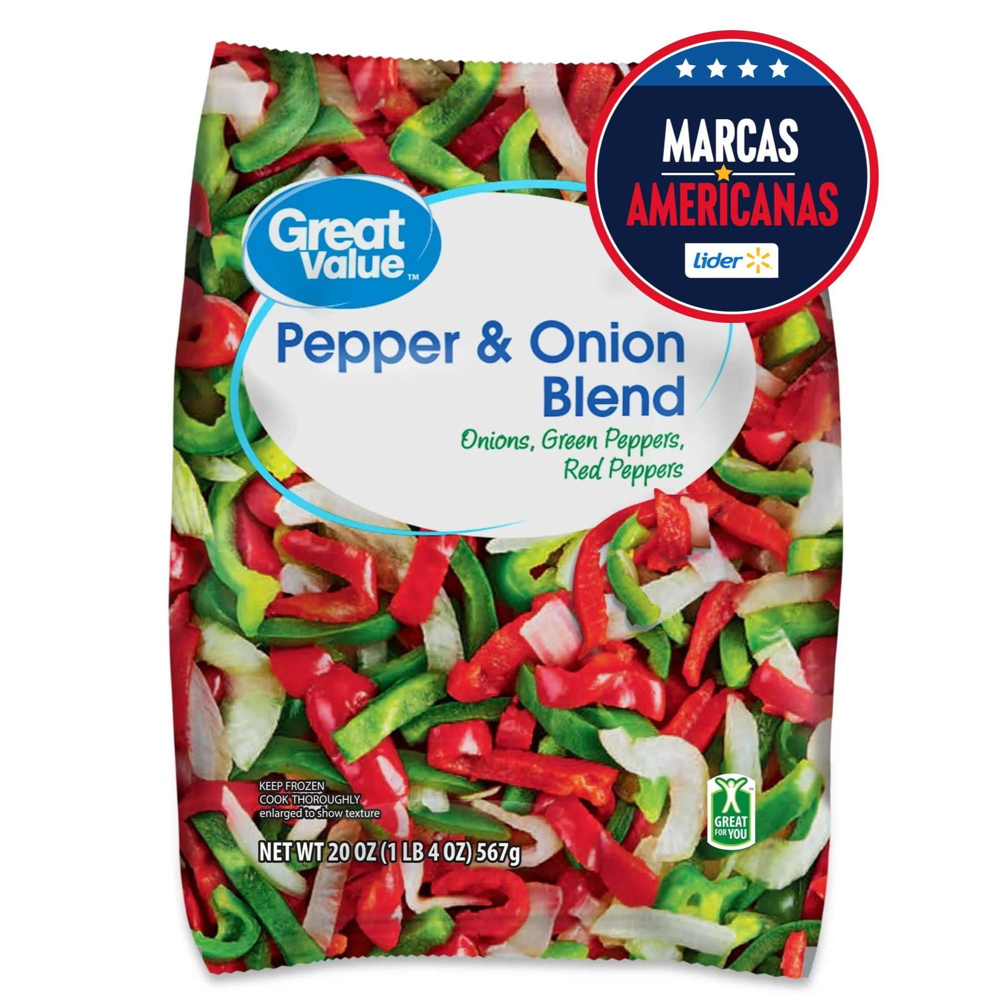 Mix De Vegetales Congelados Cebolla Y Pimentón 567 g Great Value