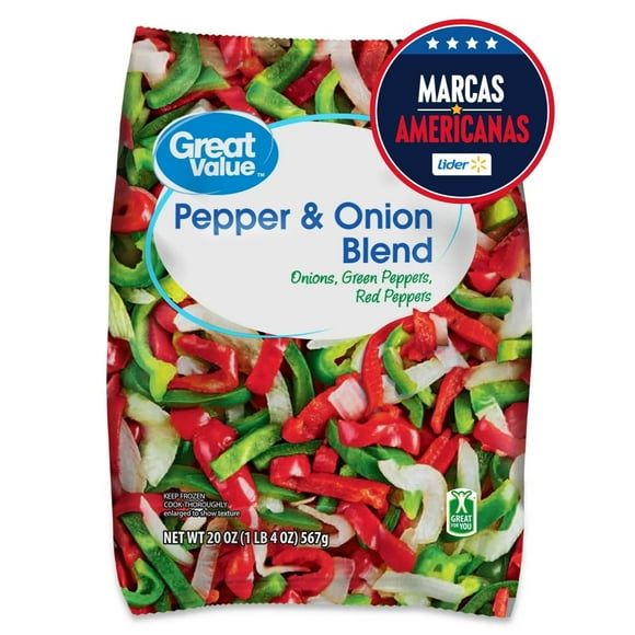 Mix De Vegetales Congelados Cebolla y Pimentón, 567 g