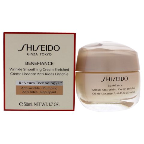 Shiseido - Crema Suavizante De Arrugas Benefiance Enriquecida Con Para - Crema