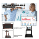 thumbnail image 3 of Soporte Tv Rack Movil Con Ruedas 32 A 75 Pulgada Negro 1700s, 3 of 4
